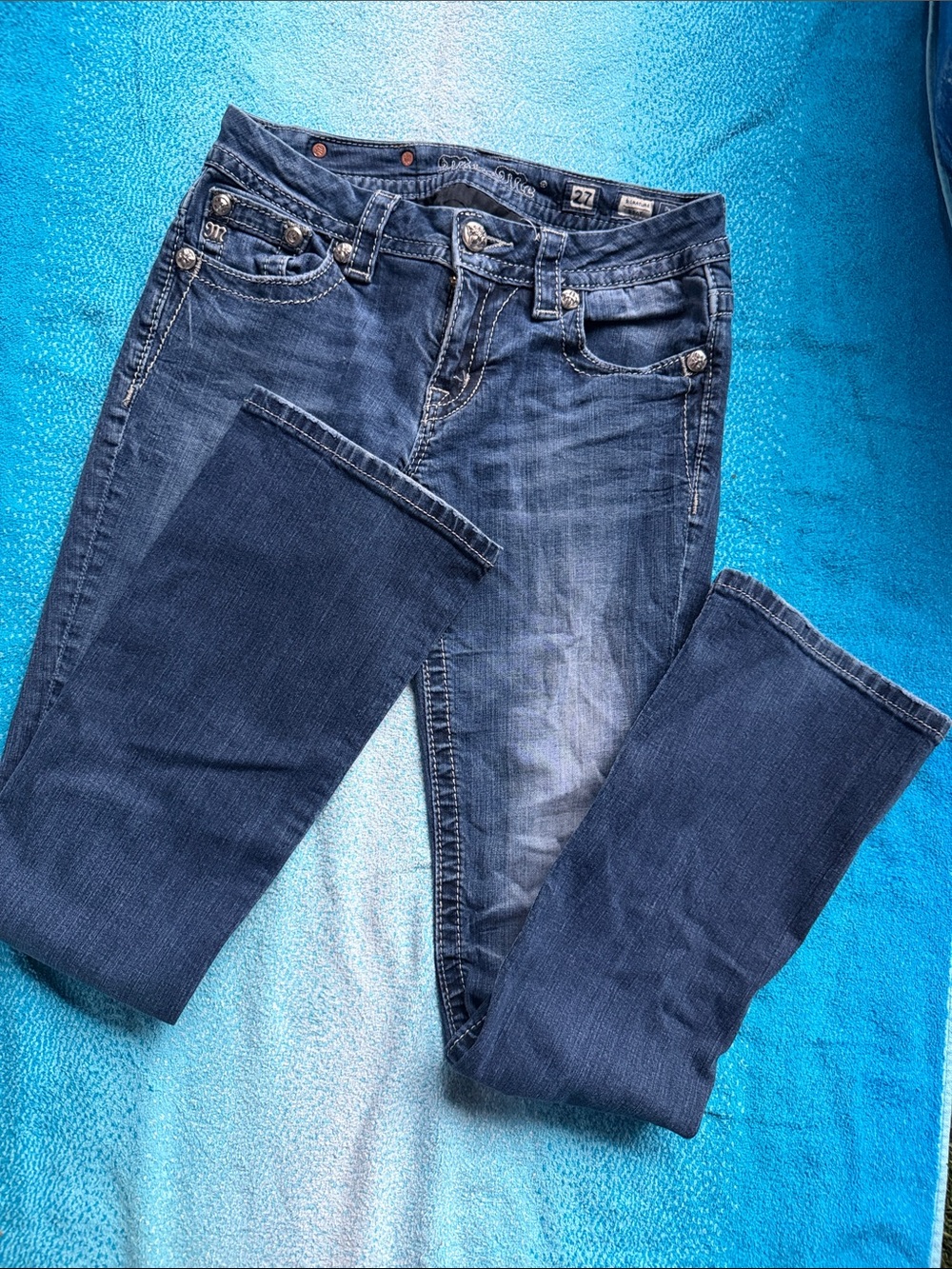 Miss Me Dark Blue Bootcut Jeans